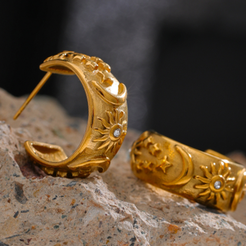 Boucles d'oreilles Séléné